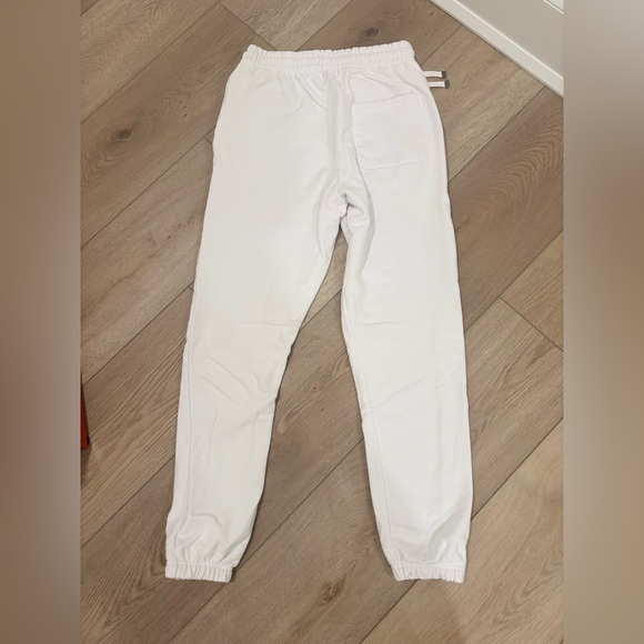 TALENTLESS White Sweatpants WORN ONCE - Picture 2 of 2